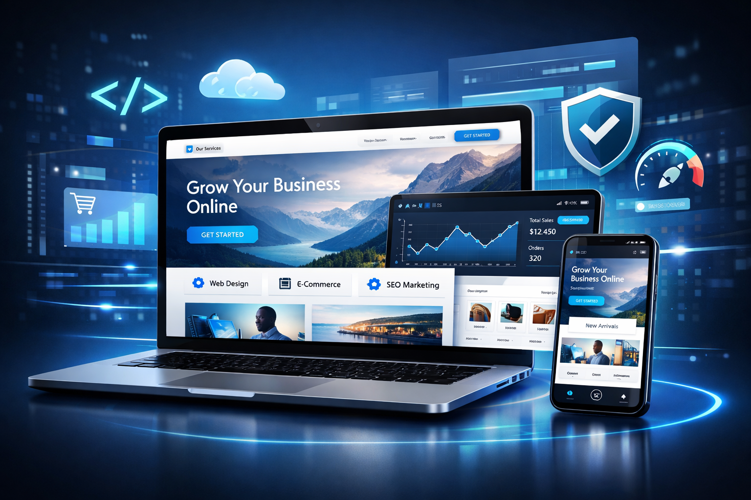🌐 Création de site web professionnel